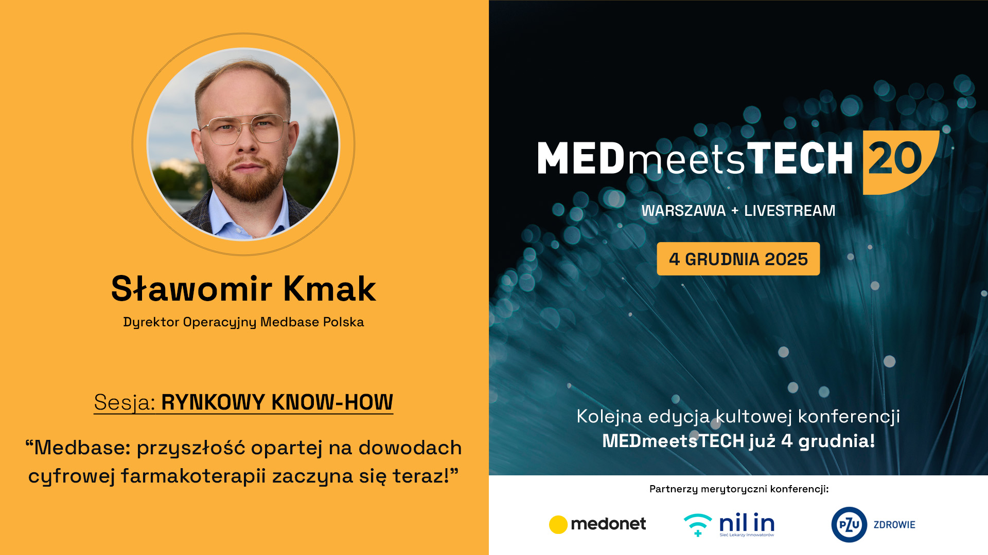 Slawomir Kmak at MEDmeetsTECH 4.12.2025